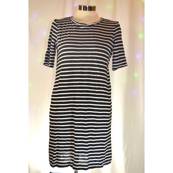 Eileen Fisher Dresses & Skirts - Eileen Fisher Black/ White Striped Dress size S